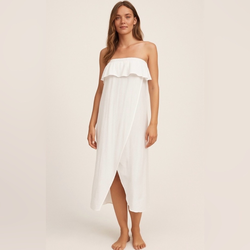 Strapless H&M cover up dress